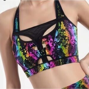 Multicolor Women's Sports Bra